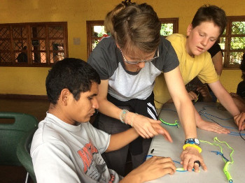 teaching the blind at CAIPAC