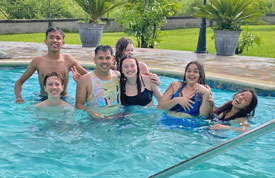 swimming